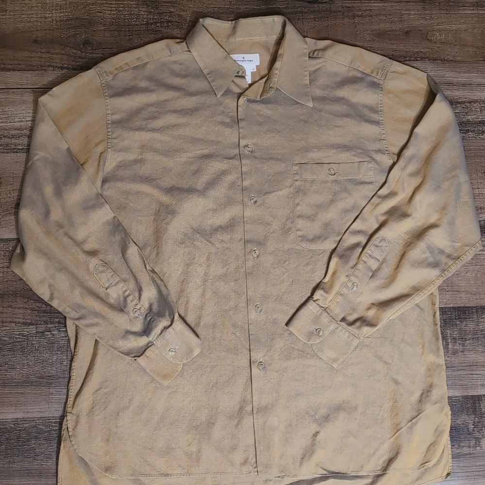 Ermenegildo Zegna Iridescent Color Shifting Long Sleeve Button Down Size XL